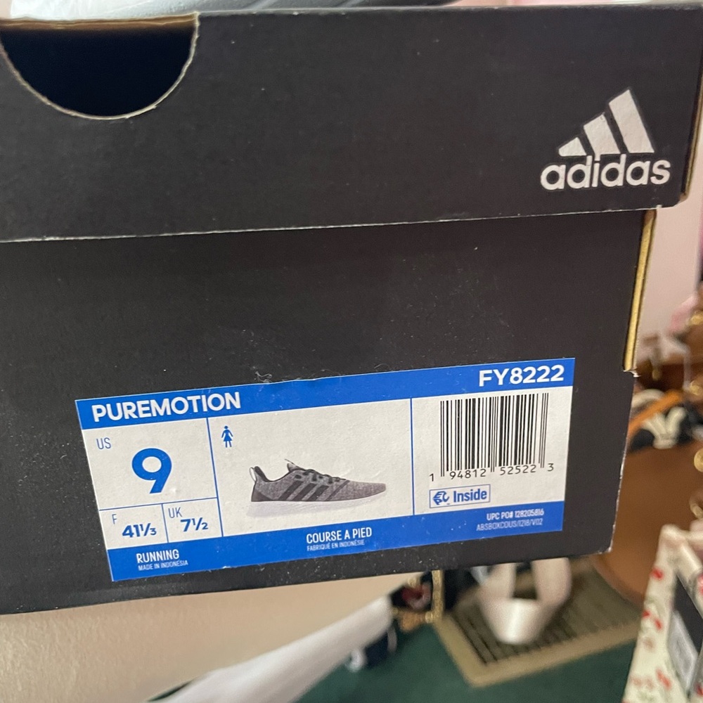 Adidas women’s Black and Gray Sneakers - Picture 3 of 4